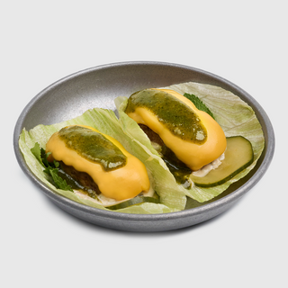 Ssam cheeseburger. Conexión Texas-Korea