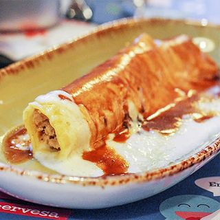 Canelón de carne de ternera y papada (1 ud.)