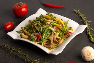 Салат грибной с мясом (200 гр.)