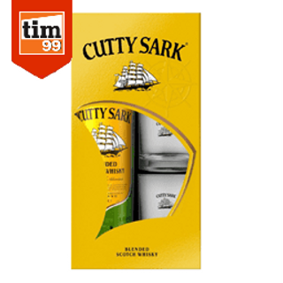 Cutty sark 0.7l + 2 čaše