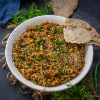 Baingan bharta.