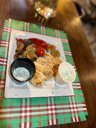 Piletina sa povrćem sa žara