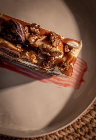 Pistachio cheesecake