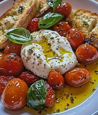 Брускети с чури домати