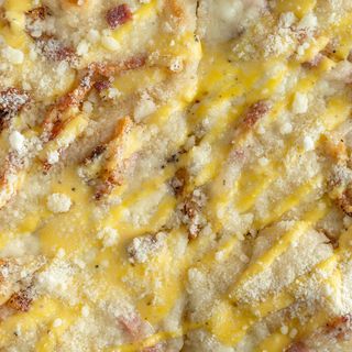 Pizza senza glutine Carbonara