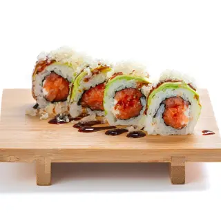 81. Green sake roll