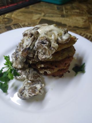 Деруни з грибами (250г)