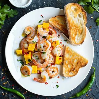 Krewetki mango chilli 8 szt.