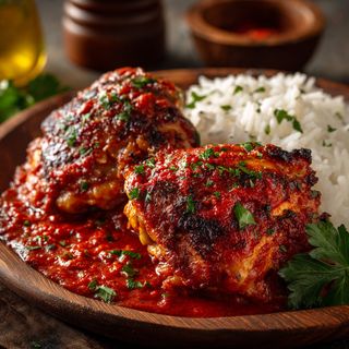Arroz con Pollo y Sofrito de la Abuela