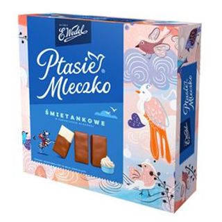 Ptasie mleczko śmietankowe E.Wedel. 0.36кг