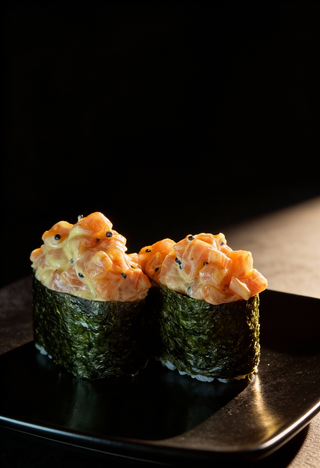 159. Gunkan spicy salmone 2 pezzi