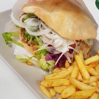 Menú Kebab Falafel Con Durum O Pan de Pita