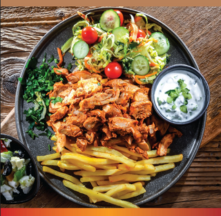 Talerz kebab duży