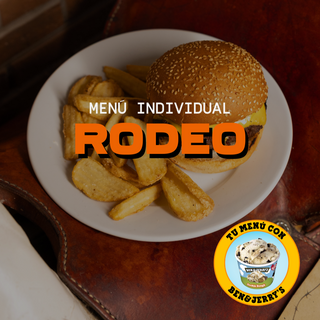 Menú Completo Individual Rodeo Ben&Jerrys 