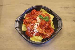 Pasta Rellena De Cordero Y Queso