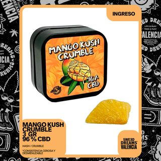 Mango Kush Crumble CBD 3Gr
