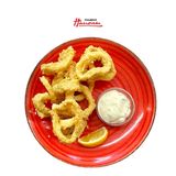 Хрупкави калмари с чеснов сос (200г)