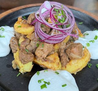 Тай куырдак с муссом из шубата