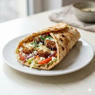 Durum Falafel Con Queso