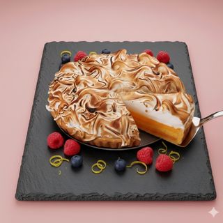 Lemon pie meringue
