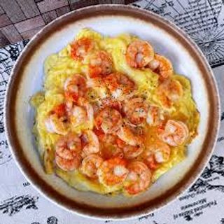 Gamberi e uova in fiamme 烈火虾仁鸡蛋