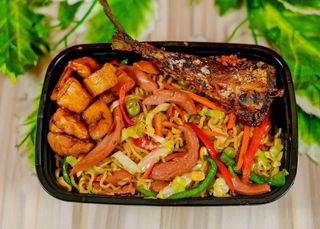 Noodles +Titus Fish +Plantain