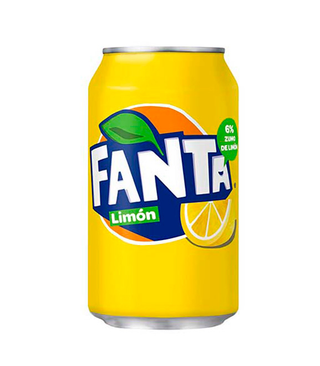 Fanta Limón lata 330ml.