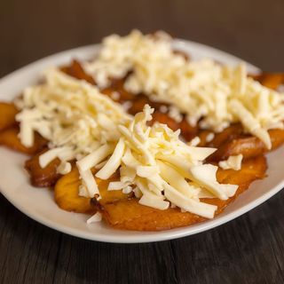 Tajadas con queso
