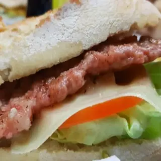Hamburguesa Con Queso