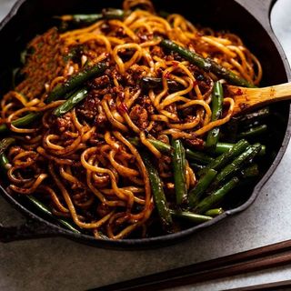 Pork Schezwan Noodles