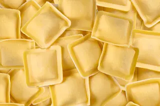 Ravioli de espinaca y ricotta