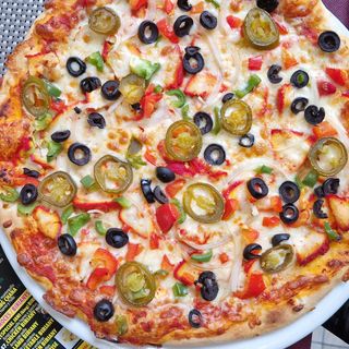 Pizza montañesa (28 cm.)
