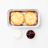 Brânzoaice cu Gem de Fructe de Padure și Smântână