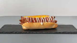 Cheese hot dog