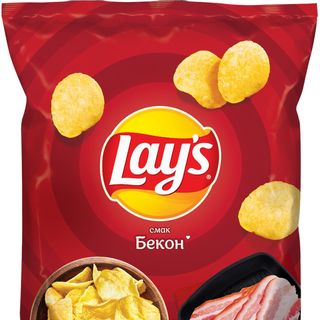 Чіпси Lays Бекон 120грм