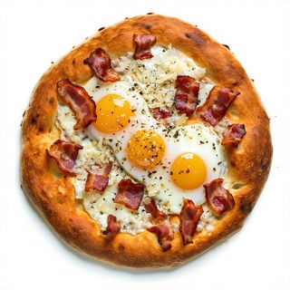 Pizza particolare carbonara - normale