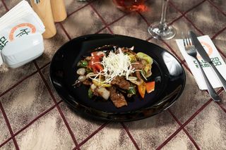 Vita condimentata pe plita incinsa