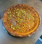 Tarta de queso de Pistacho para 8/10