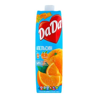 Сок натуральный Da-Da Апельсиновый (1л)