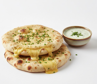 Naan Queso Y Ajo