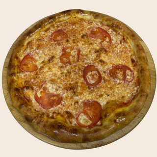 Пицца Маргарита с розовыми томатами и страчателлой (350г)