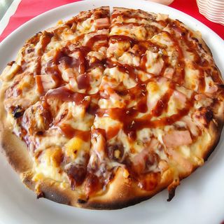 Pizza BBQ Pollo (Mediana)