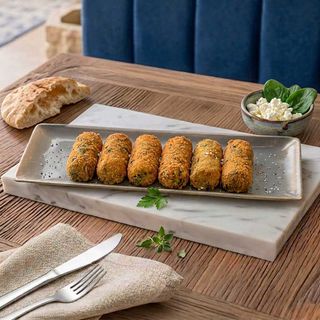 ROLLITOS DE QUESO FETA Y ESPINACA 6uds