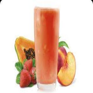 Smoothie Peach Paradise De Melocotón Con Papaya Y Fresas