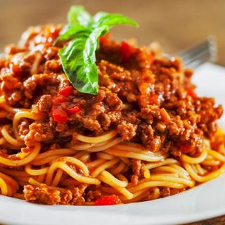 Espaguetis a la boloñesa