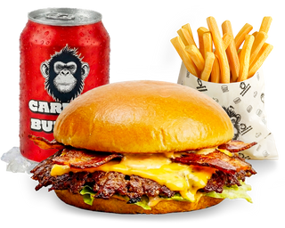 Carlo's burger bacon menu