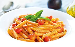 Pennette pomodorino e basilico