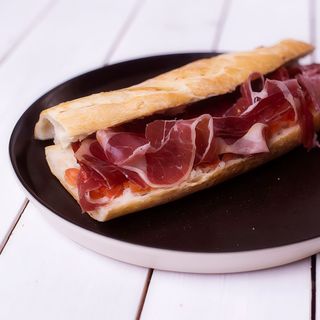 Bocadillo de jamón ibérico