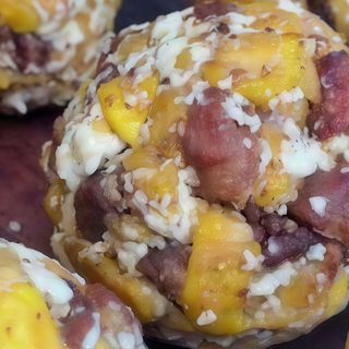 Bolon con chicharrón