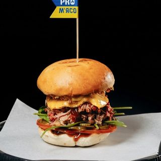 DOUBLE Бургер з рваною яловичиною GB